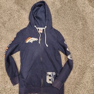 Pink Denver Broncos Zipup